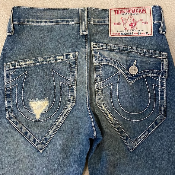 True Religion Marco BigT Jeans, sz28 - Picture 5 of 8